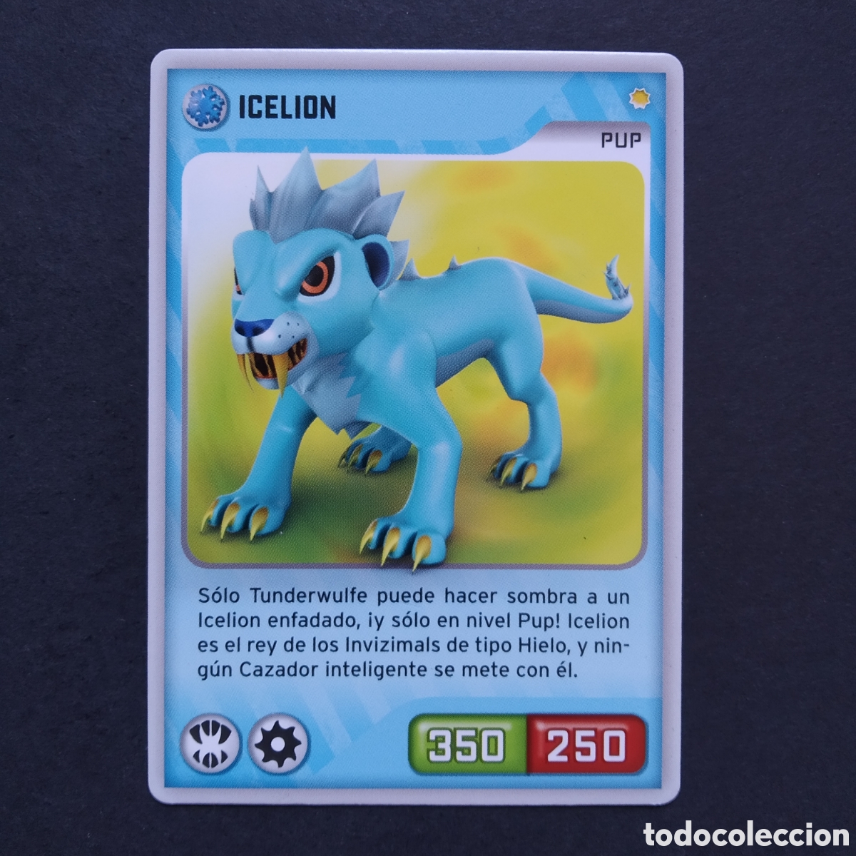 Coleccionismo cromos antiguos: CROMO - N&ordm; 058 - ICELION - INVIZIMALS, DESAFIOS OCULTOS - PANINI - A&Ntilde;O 2013
