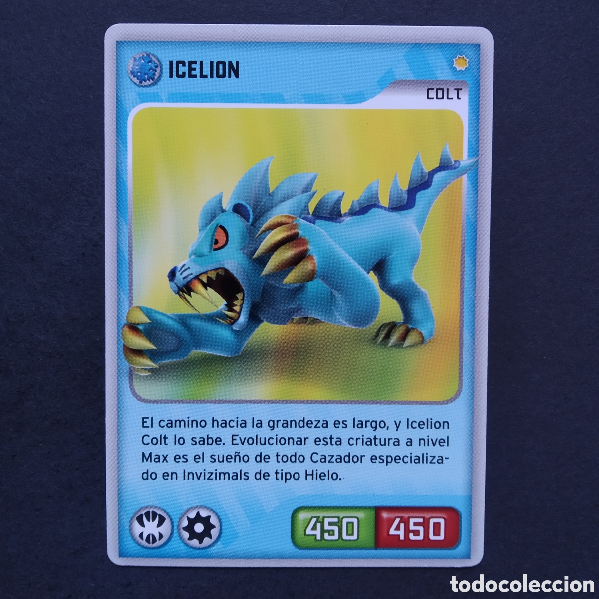 Coleccionismo cromos antiguos: CROMO - N&ordm; 059 - ICELION - INVIZIMALS, DESAFIOS OCULTOS - PANINI - A&Ntilde;O 2013