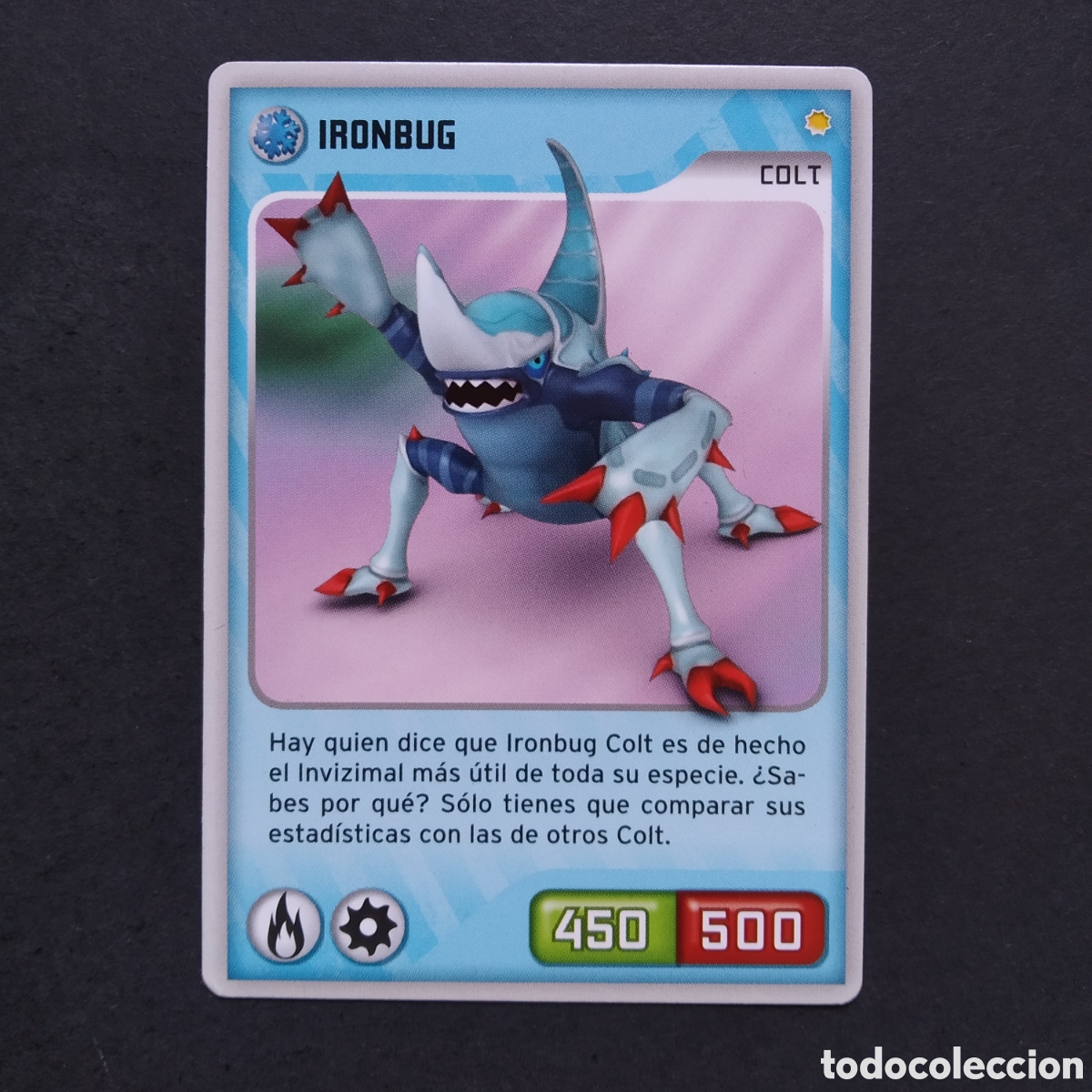 Coleccionismo cromos antiguos: CROMO - N&ordm; 062 - IRONBUG - INVIZIMALS, DESAFIOS OCULTOS - PANINI - A&Ntilde;O 2013