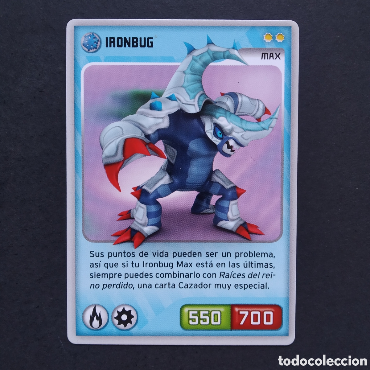 Coleccionismo cromos antiguos: CROMO - N&ordm; 063 - IRONBUG - INVIZIMALS, DESAFIOS OCULTOS - PANINI - A&Ntilde;O 2013
