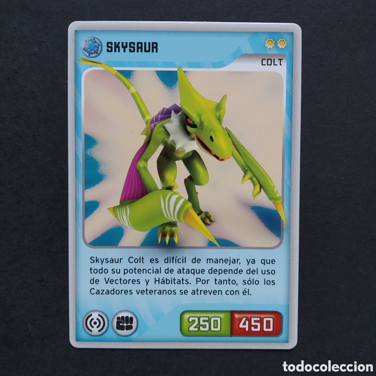 Coleccionismo cromos antiguos: CROMO - N&ordm; 071 - SKYSAUR - INVIZIMALS, DESAFIOS OCULTOS - PANINI - A&Ntilde;O 2013