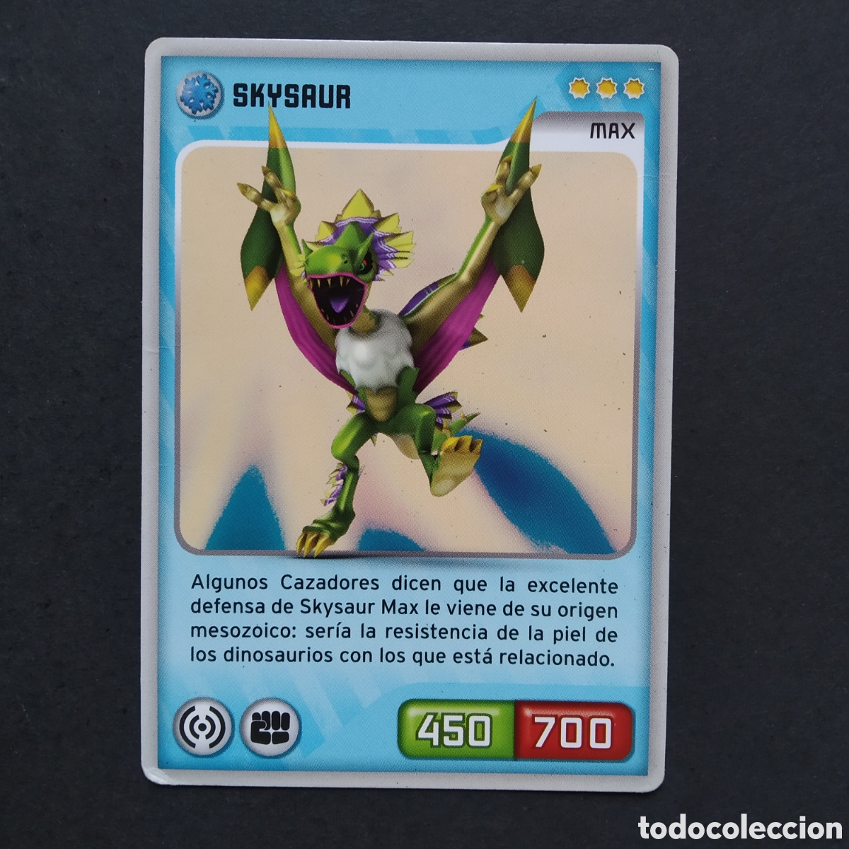 Coleccionismo cromos antiguos: CROMO - N&ordm; 072 - SKYSAUR - INVIZIMALS, DESAFIOS OCULTOS - PANINI - A&Ntilde;O 2013