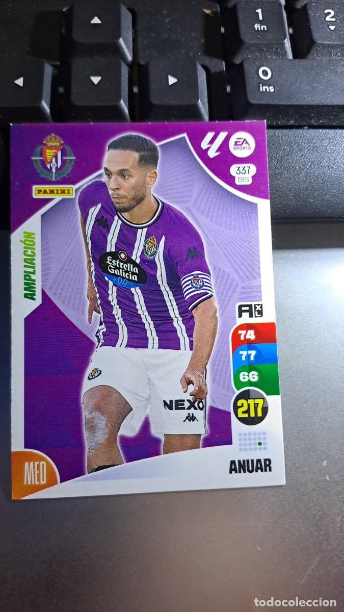 Coleccionismo cromos antiguos: ADRENALYN XL ANUAR 337 BIS AMPLIACION VALLADOLID CROMO LIGA 2024 2025 24 25 PANINI