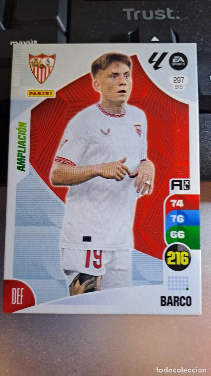 Coleccionismo cromos antiguos: ADRENALYN XL BARCO 297 BIS 297BIS AMPLIACION SEVILLA CROMO LIGA 2024 2025 24 25 PANINI