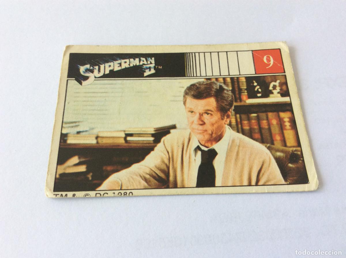 Coleccionismo cromos antiguos: Superman II Cromo 9 Fher 1980 80