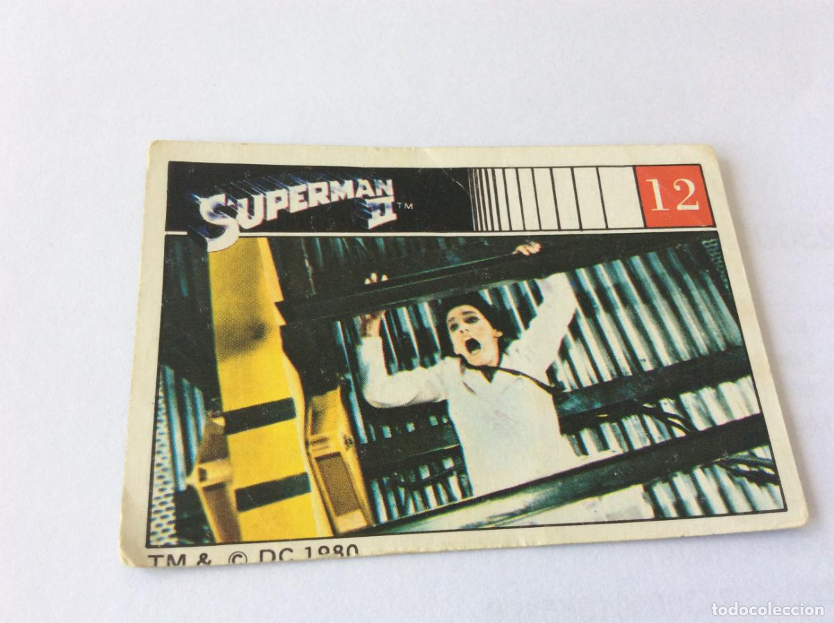 Coleccionismo cromos antiguos: Superman II Cromo 12 Fher 1980 80