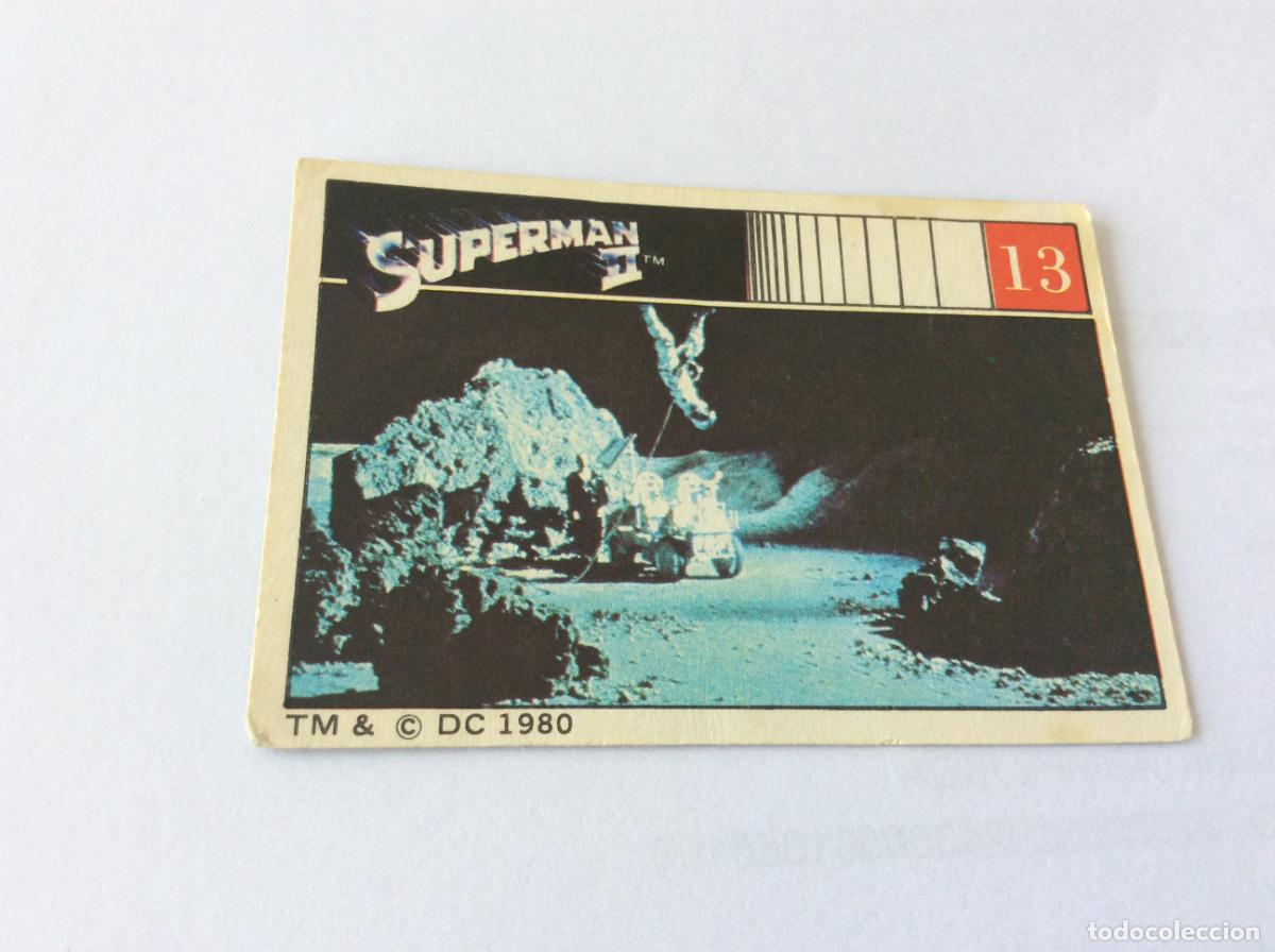 Coleccionismo cromos antiguos: Superman II Cromo 13 Fher 1980 80
