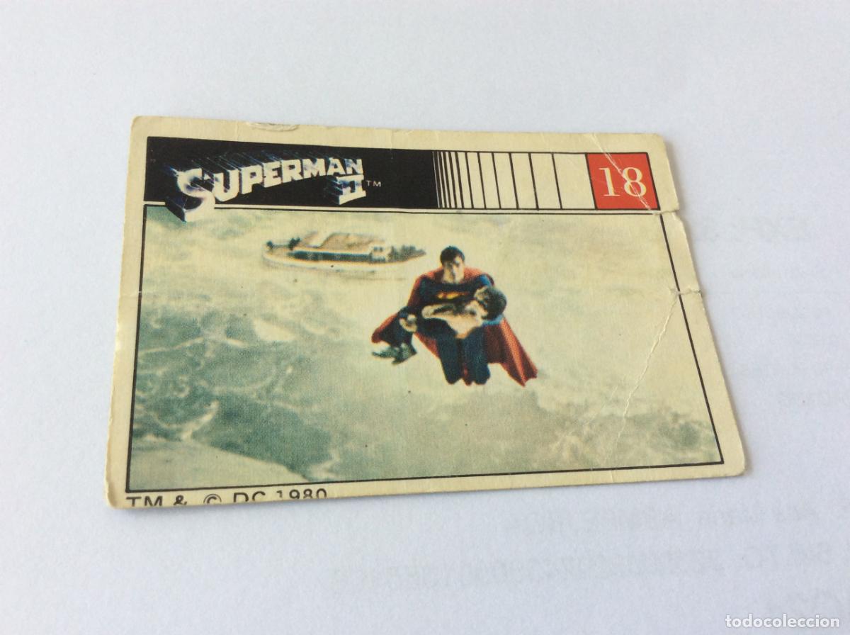 Coleccionismo cromos antiguos: Superman II Cromo 18 Fher 1980 80