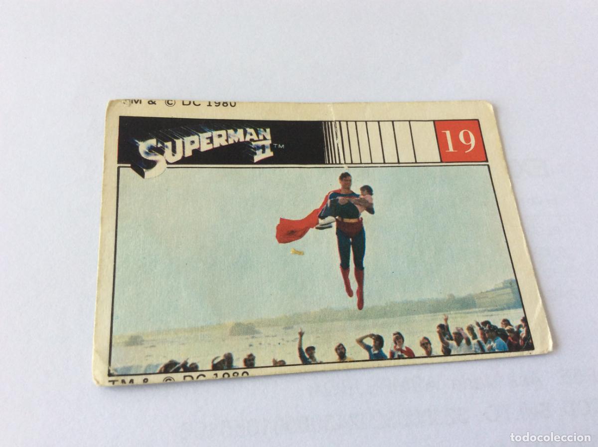 Coleccionismo cromos antiguos: Superman II Cromo 19 Fher 1980 80