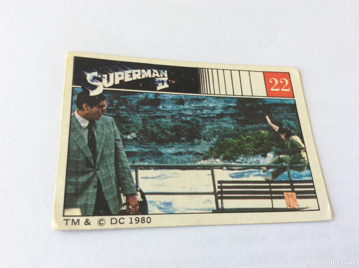Coleccionismo cromos antiguos: Superman II Cromo 22 Fher 1980 80