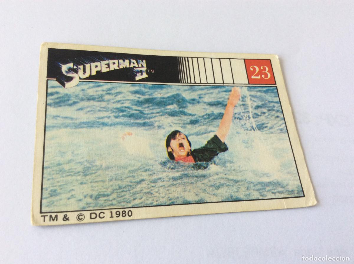 Coleccionismo cromos antiguos: Superman II Cromo 23 Fher 1980 80