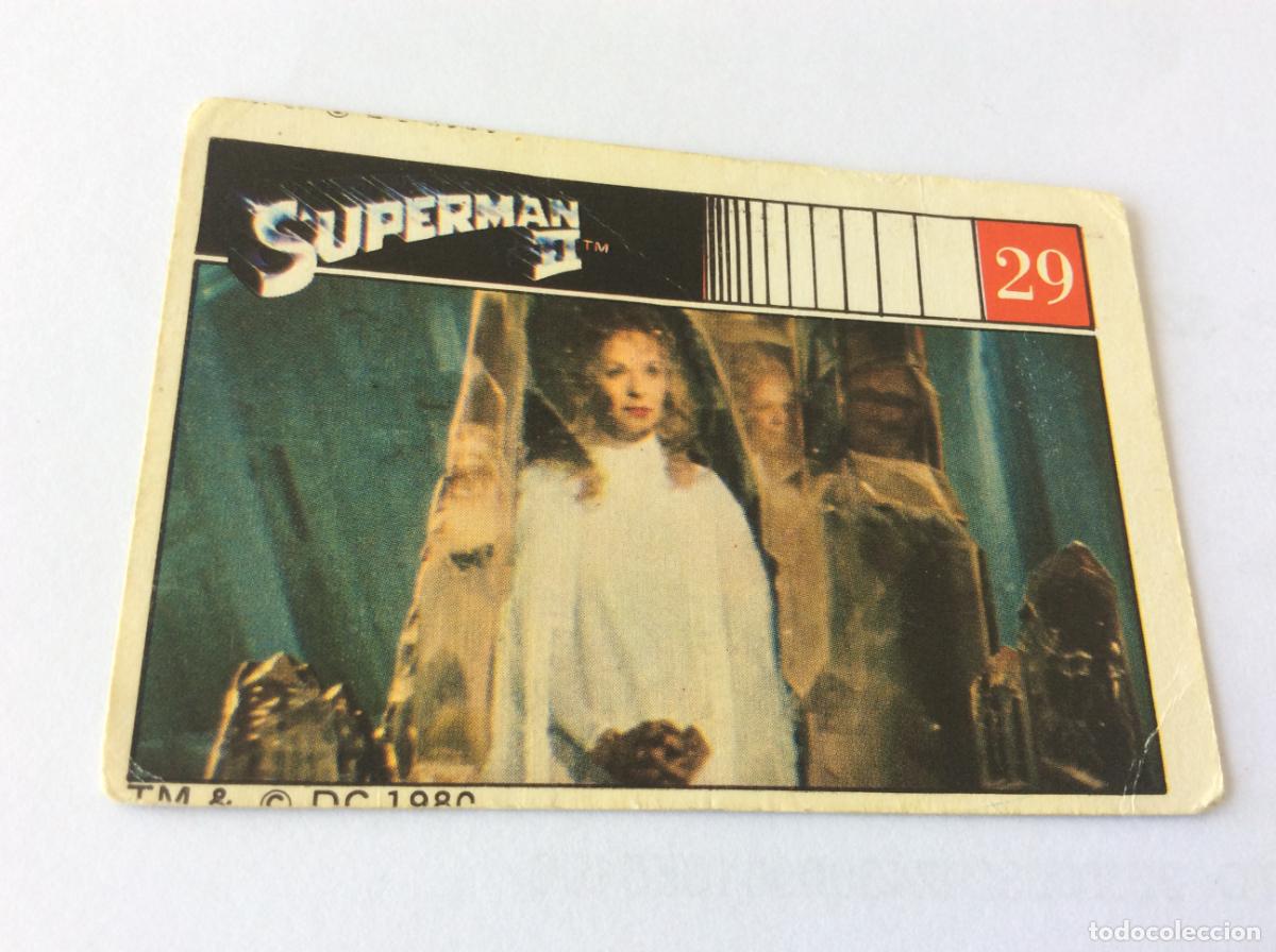 Coleccionismo cromos antiguos: Superman II Cromo 29 Fher 1980 80