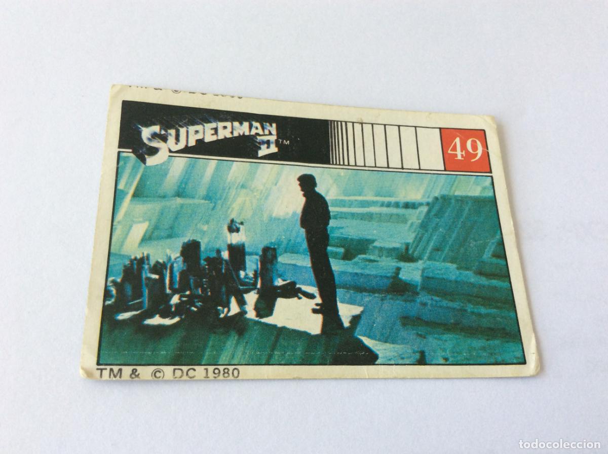 Coleccionismo cromos antiguos: Superman II Cromo 49 Fher 1980 80
