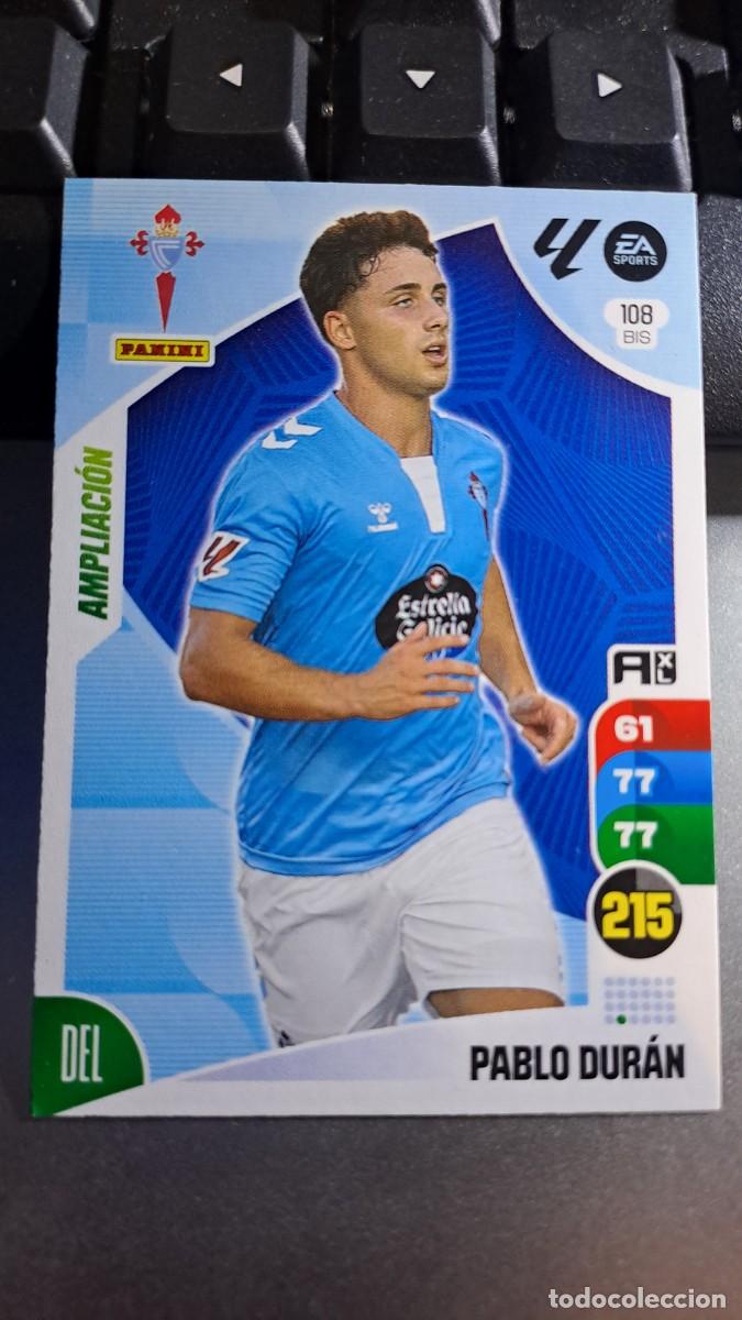 Coleccionismo cromos antiguos: ADRENALYN XL PABLO DURAN 108 BIS 108BIS AMPLIACION CELTA DE VIGO CROMO LIGA 2024 2025 24 25 PANINI