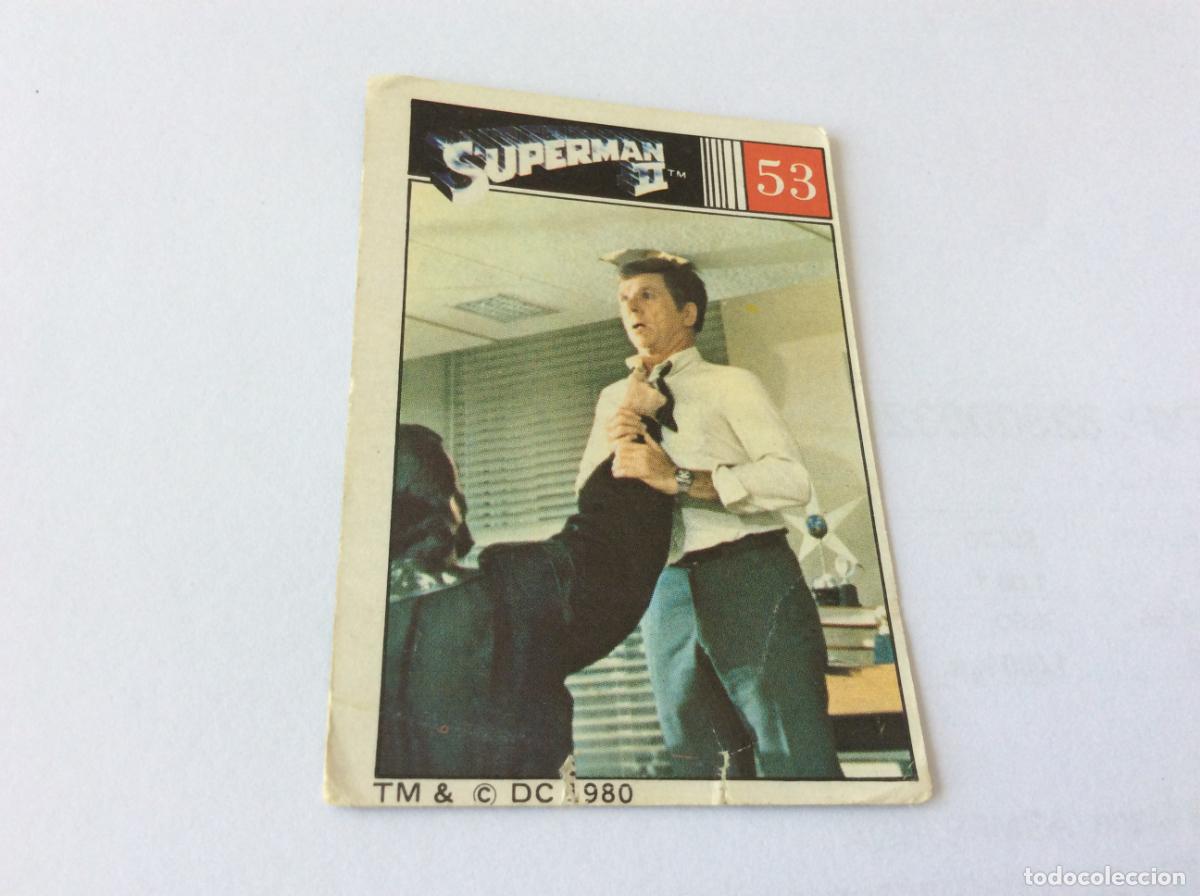 Coleccionismo cromos antiguos: Superman II Cromo 53 Fher 1980 80