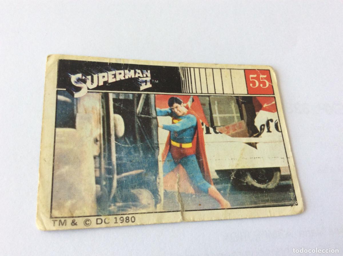 Collectable Antique Stickers: Superman II Cromo 55 Fher 1980 80