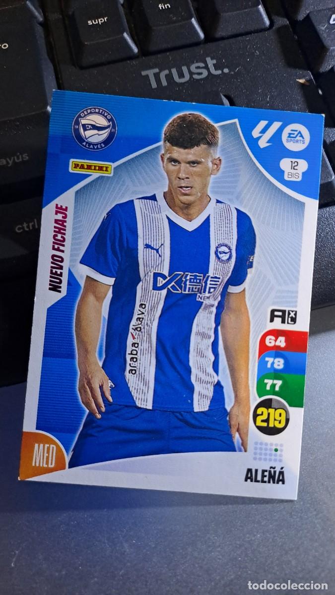 Coleccionismo cromos antiguos: ADRENALYN XL ALE&Ntilde;A 12 BIS 12BIS NUEVO FICHAJE ALAVES CROMO LIGA 2024 2025 24 25 PANINI