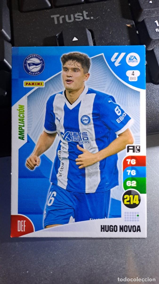 Coleccionismo cromos antiguos: ADRENALYN XL HUGO NOVOA 4 BIS 4BIS AMPLIACION ALAVES CROMO LIGA 2024 2025 24 25 PANINI