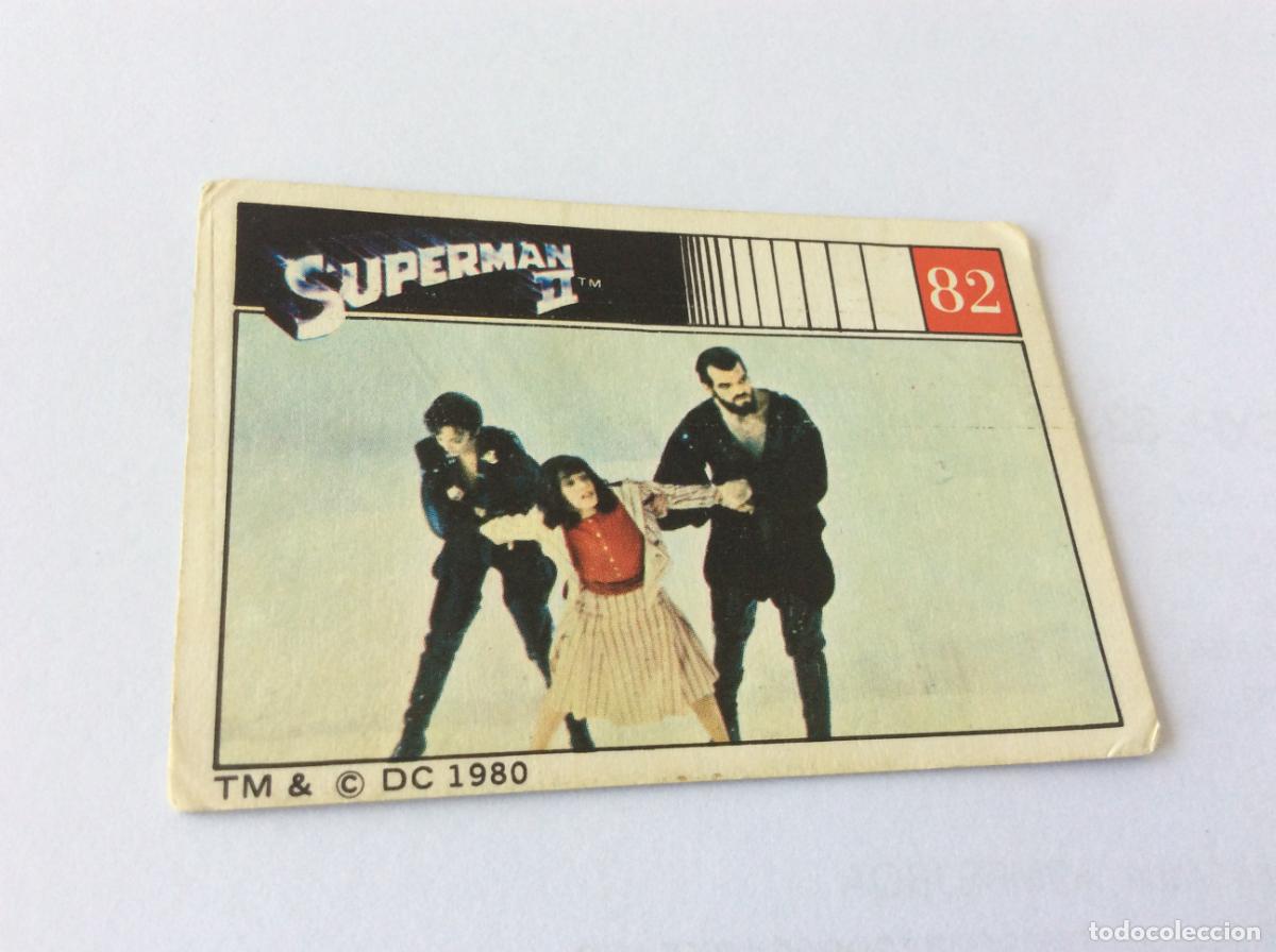 Coleccionismo cromos antiguos: Superman II Cromo 82 Fher 1980 80