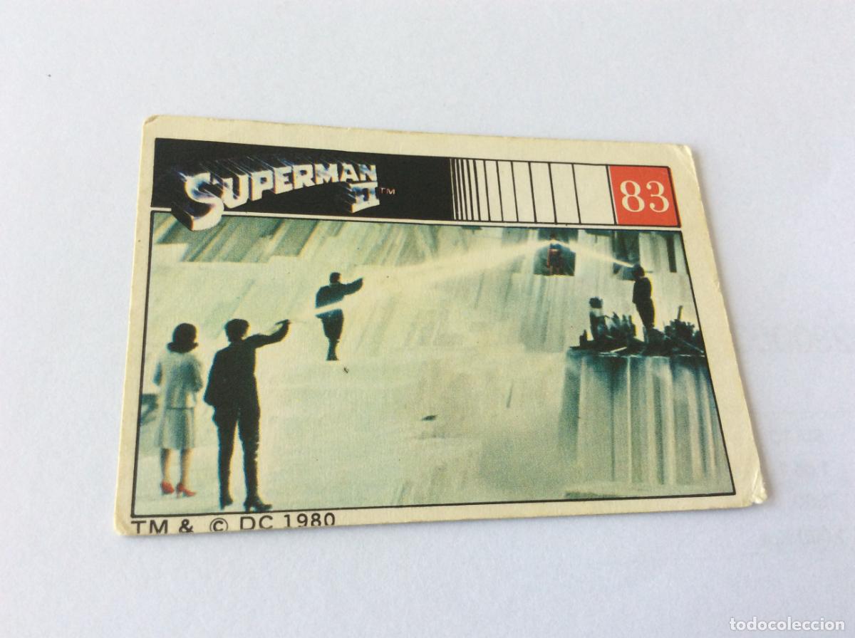 Coleccionismo cromos antiguos: Superman II Cromo 83 Fher 1980 80