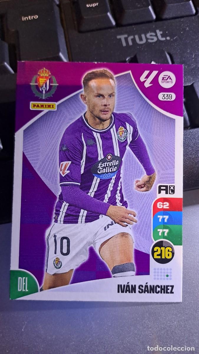 Coleccionismo cromos antiguos: ADRENALYN XL IVAN SANCHEZ 339 VALLADOLID CROMO LIGA 2024 2025 24 25 PANINI