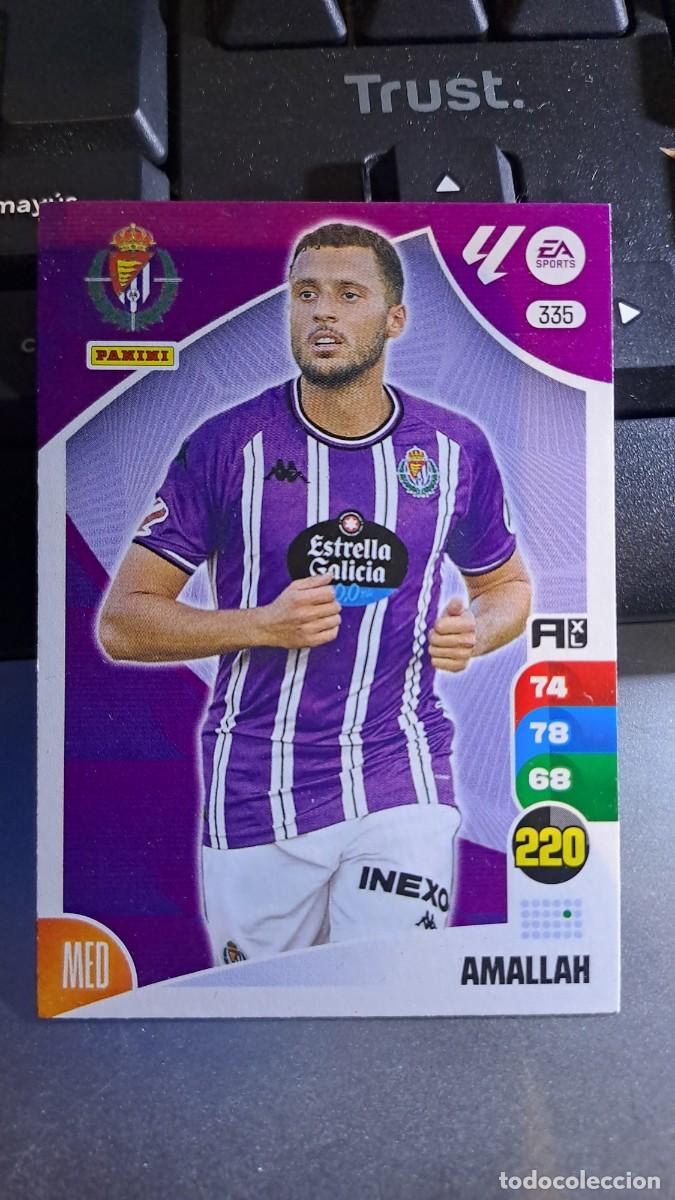 Coleccionismo cromos antiguos: ADRENALYN XL AMALLAH 335 VALLADOLID CROMO LIGA 2024 2025 24 25 PANINI