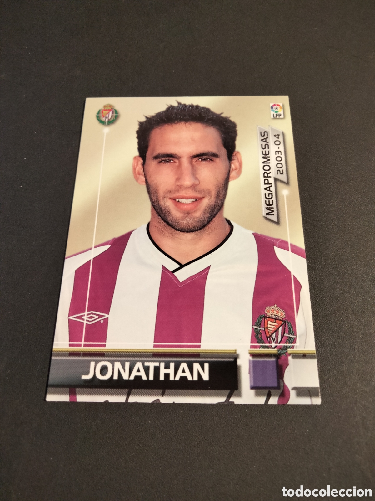 Coleccionismo cromos antiguos: JONATHAN # 396 R. VALLADOLID MEGAPROMESAS MEGAFICHAS ( MEGACRACKS) 2003/04 PANINI