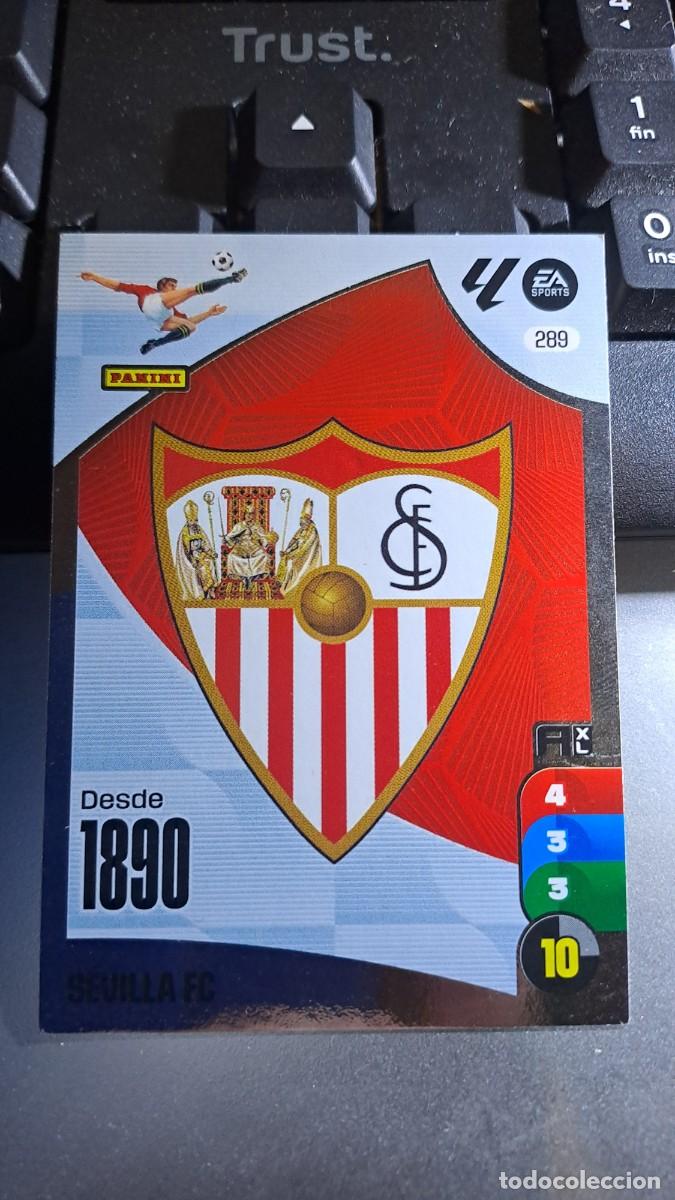Coleccionismo cromos antiguos: ADRENALYN XL ESCUDO SEVILLA 289 CROMO LIGA 2024 2025 24 25 PANINI