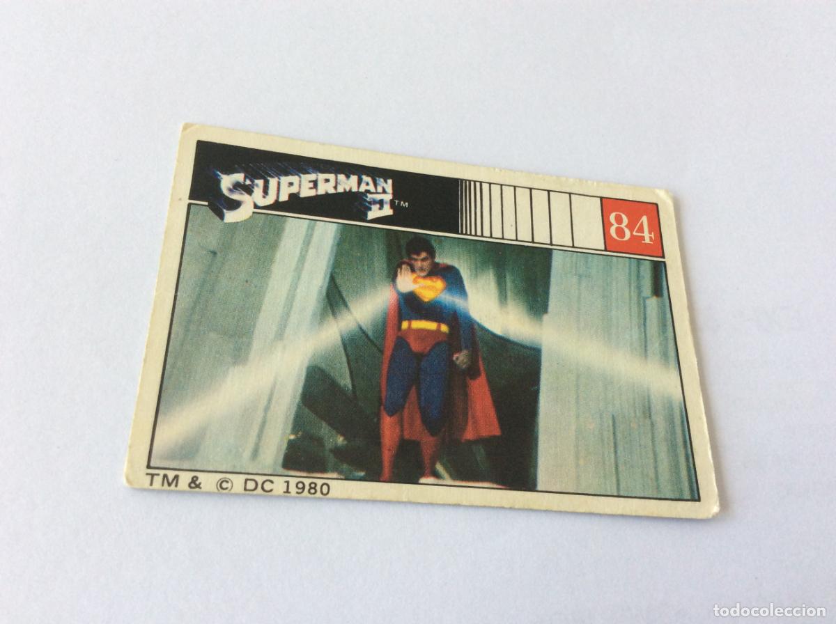 Coleccionismo cromos antiguos: Superman II Cromo 84 Fher 1980 80