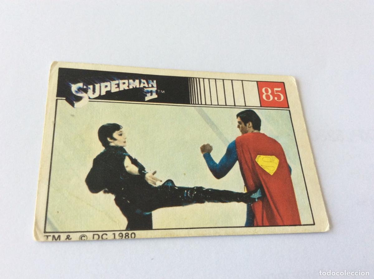 Coleccionismo cromos antiguos: Superman II Cromo 85 Fher 1980 80