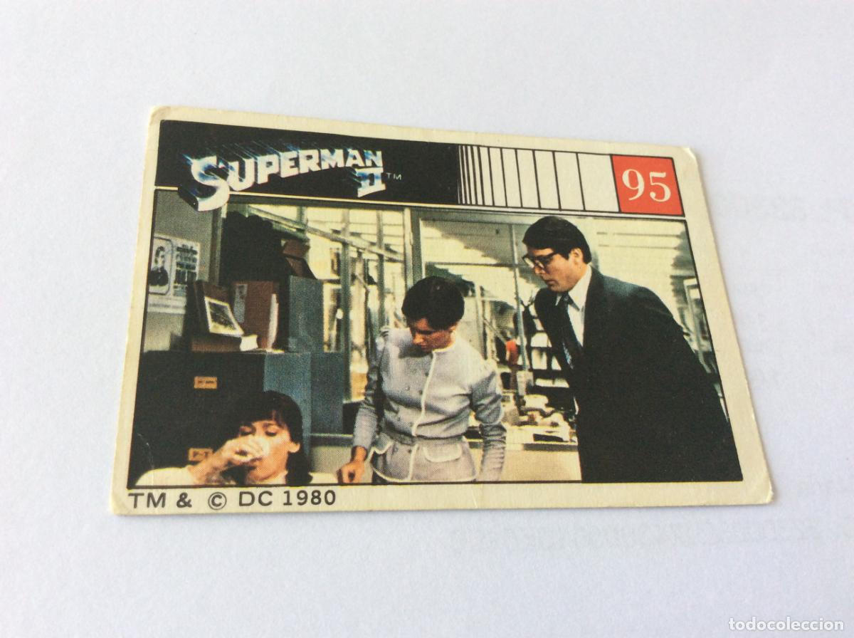 Coleccionismo cromos antiguos: Superman II Cromo 95 Fher 1980 80