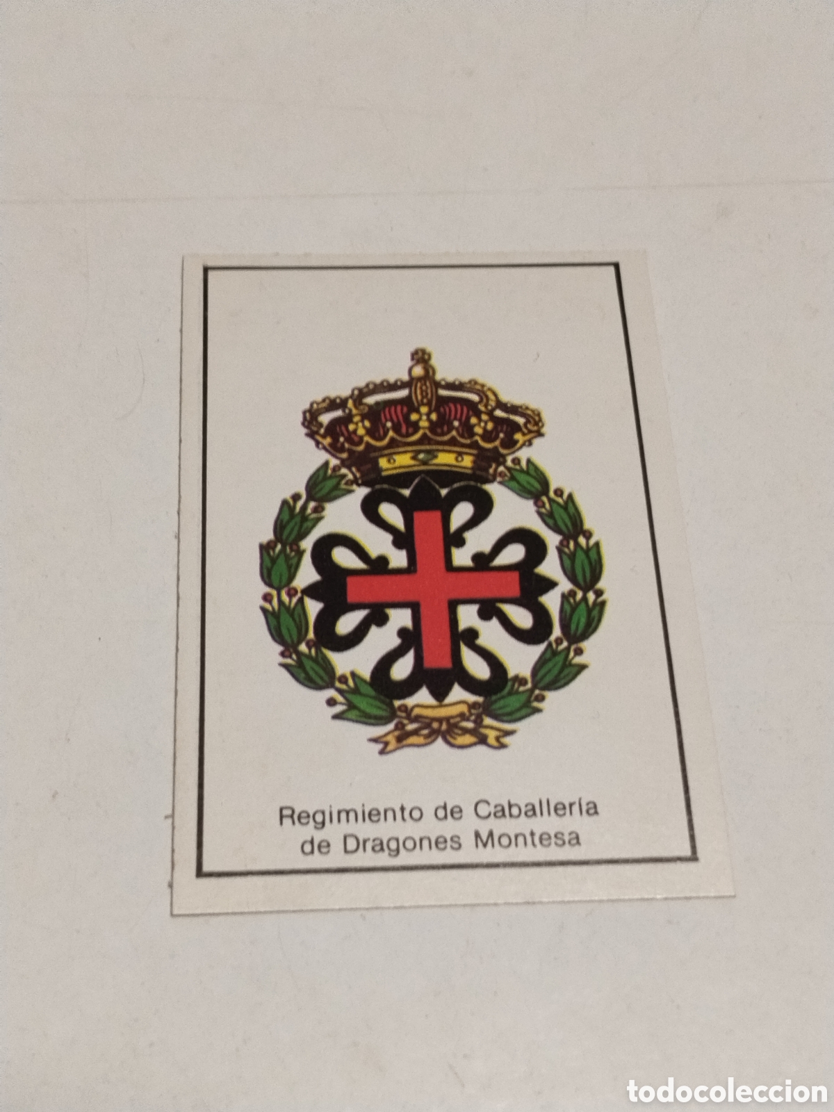 Coleccionismo cromos antiguos: Cromo Nuestros Ejercitos Regimiento de Caballer&iacute;a de Dragones Montesa