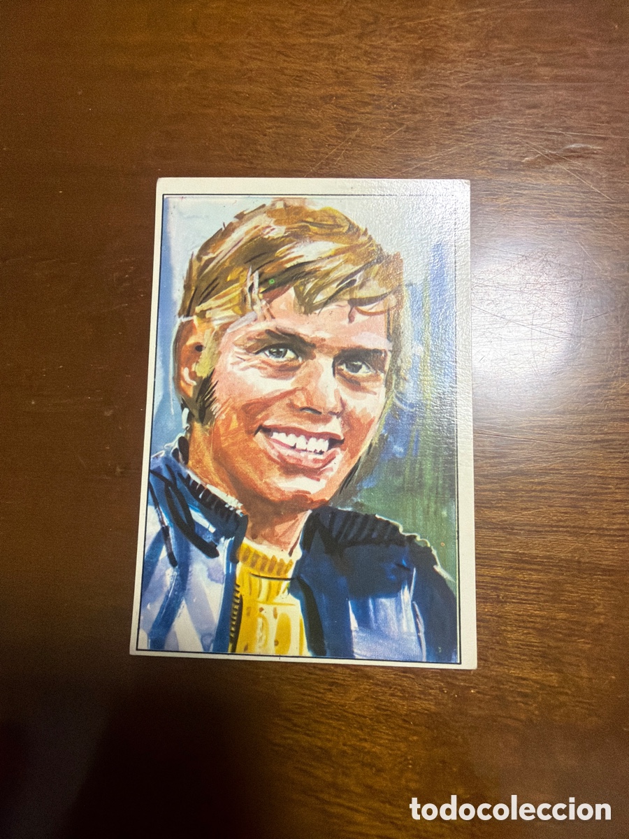 Coleccionismo cromos antiguos: Cromo de Reine Wisell, de El mundo del automovil, n&uacute;mero 218.