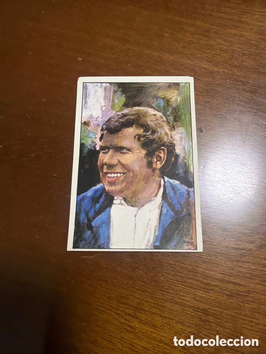 Coleccionismo cromos antiguos: Cromo de Tom Belso, de El mundo del automobil, n&uacute;mero 214.