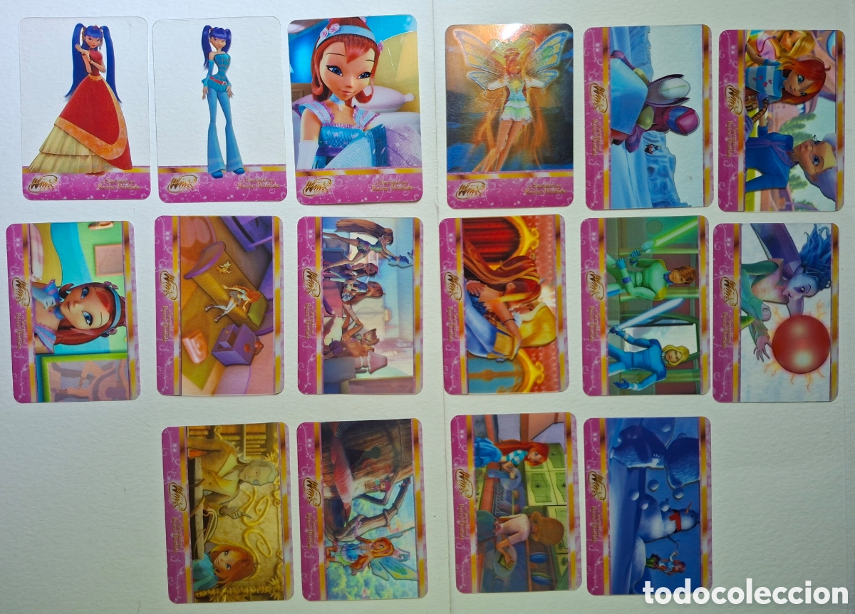 Coleccionismo cromos antiguos: 16 CROMOS WINX CLUB EL SECRETO DEL REINO PERDIDO LAMINCARDS