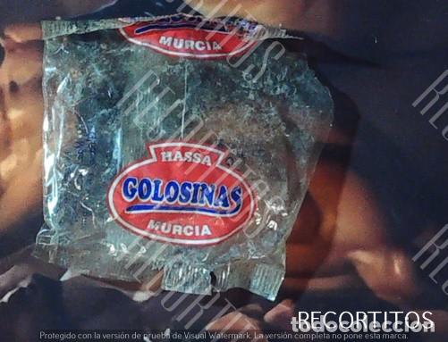 Coleccionismo cromos antiguos: bolsa de snacks gominolas golosinas hassa murcia no matutano