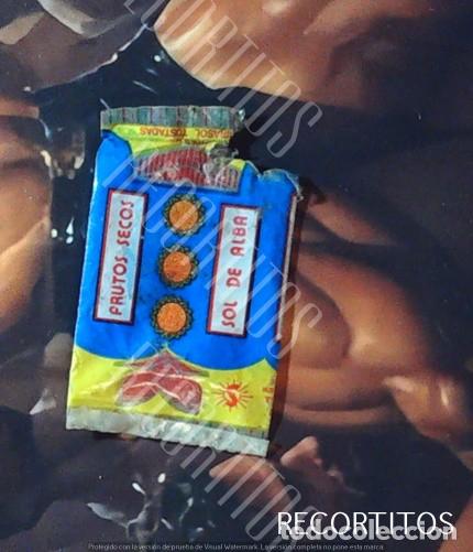 Coleccionismo cromos antiguos: bolsa de snacksfrutos secos pipas sol de alba granada albolote no matutano