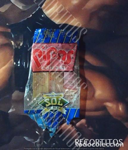 Coleccionismo cromos antiguos: bolsa de snacks frutos secos pipas sol de alba granada albolote no matutano