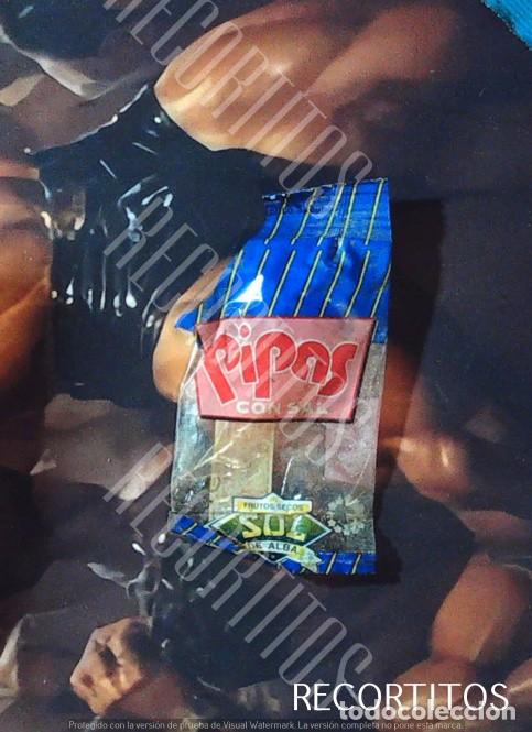 Coleccionismo cromos antiguos: bolsa de snacks frutos secos pipas sol de alba granada albolote no matutano