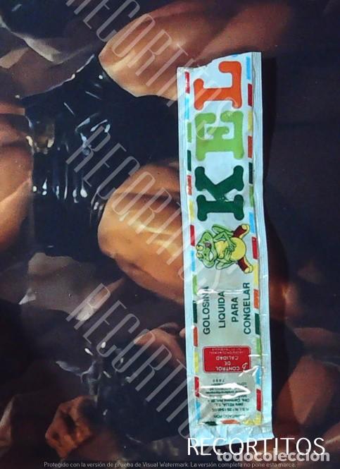 Coleccionismo cromos antiguos: helado golosina liquuida a&ntilde;os 90 bolsa de snacks frutos secos pipas kelia no matutano