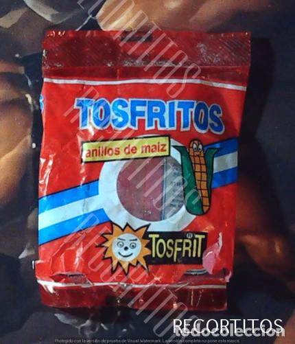 Coleccionismo cromos antiguos: tosfrit tosfritos a&ntilde;os 90 bolsa de snacks frutos secos pipas no matutano