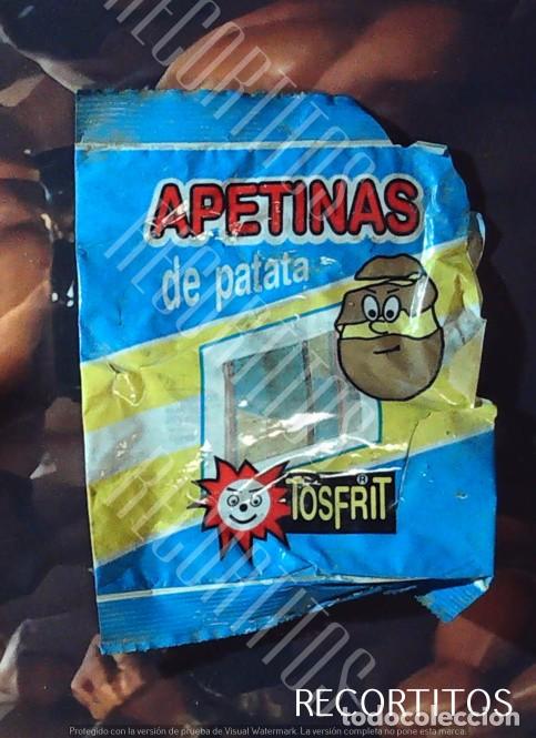 Coleccionismo cromos antiguos: apetinas torcis tosfrit tosfritos a&ntilde;os 90 bolsa de snacks frutos secos pipas no matutano