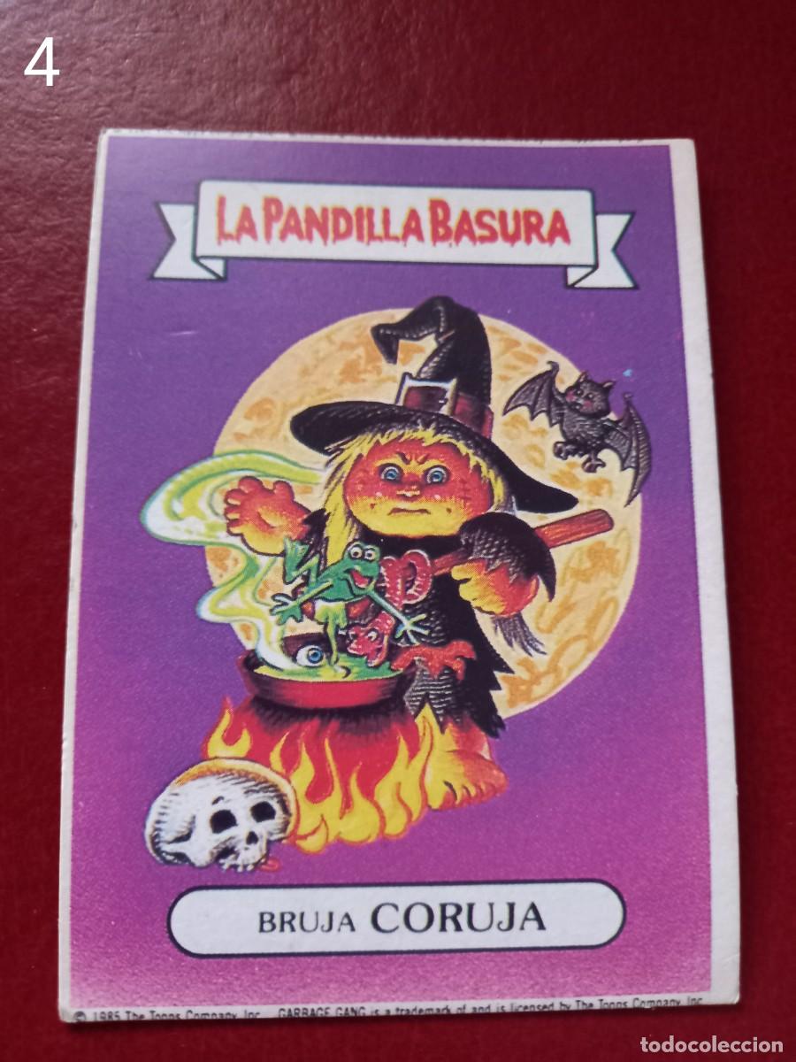 Coleccionismo cromos antiguos: Cromo n.4 la pandilla basura SUPERPOP sin pegar