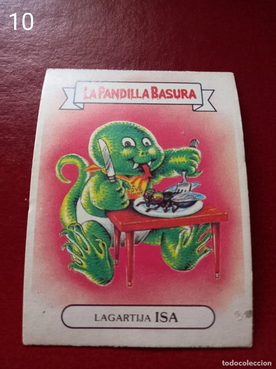 Coleccionismo cromos antiguos: Cromo n.10 la pandilla basura SUPERPOP sin pegar