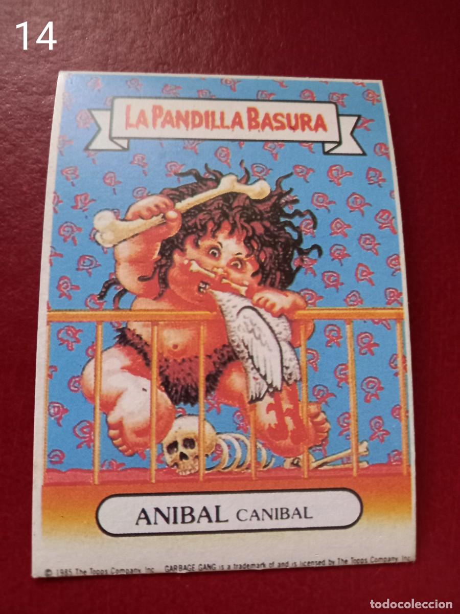 Coleccionismo cromos antiguos: Cromo n.14 la pandilla basura SUPERPOP sin pegar