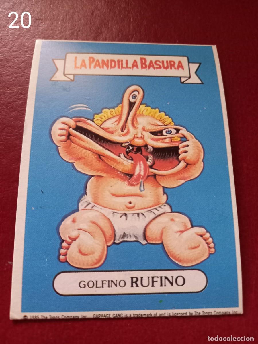 Coleccionismo cromos antiguos: Cromo n.20 la pandilla basura SUPERPOP sin pegar
