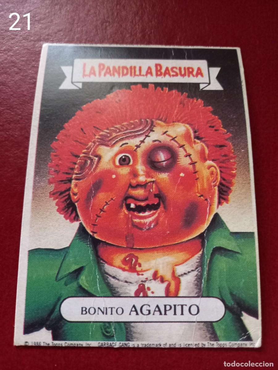 Coleccionismo cromos antiguos: Cromo n.21 la pandilla basura SUPERPOP sin pegar