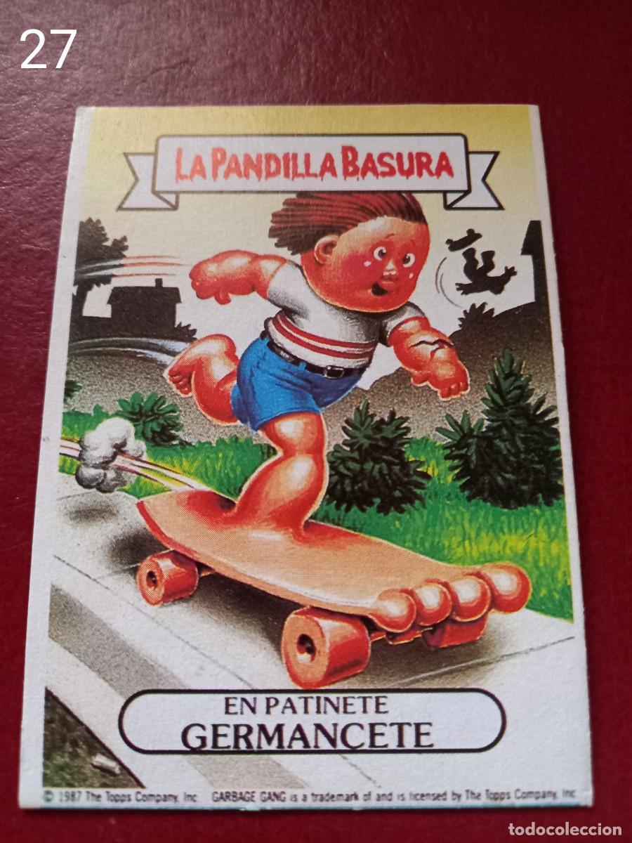 Coleccionismo cromos antiguos: Cromo n.27 la pandilla basura SUPERPOP sin pegar