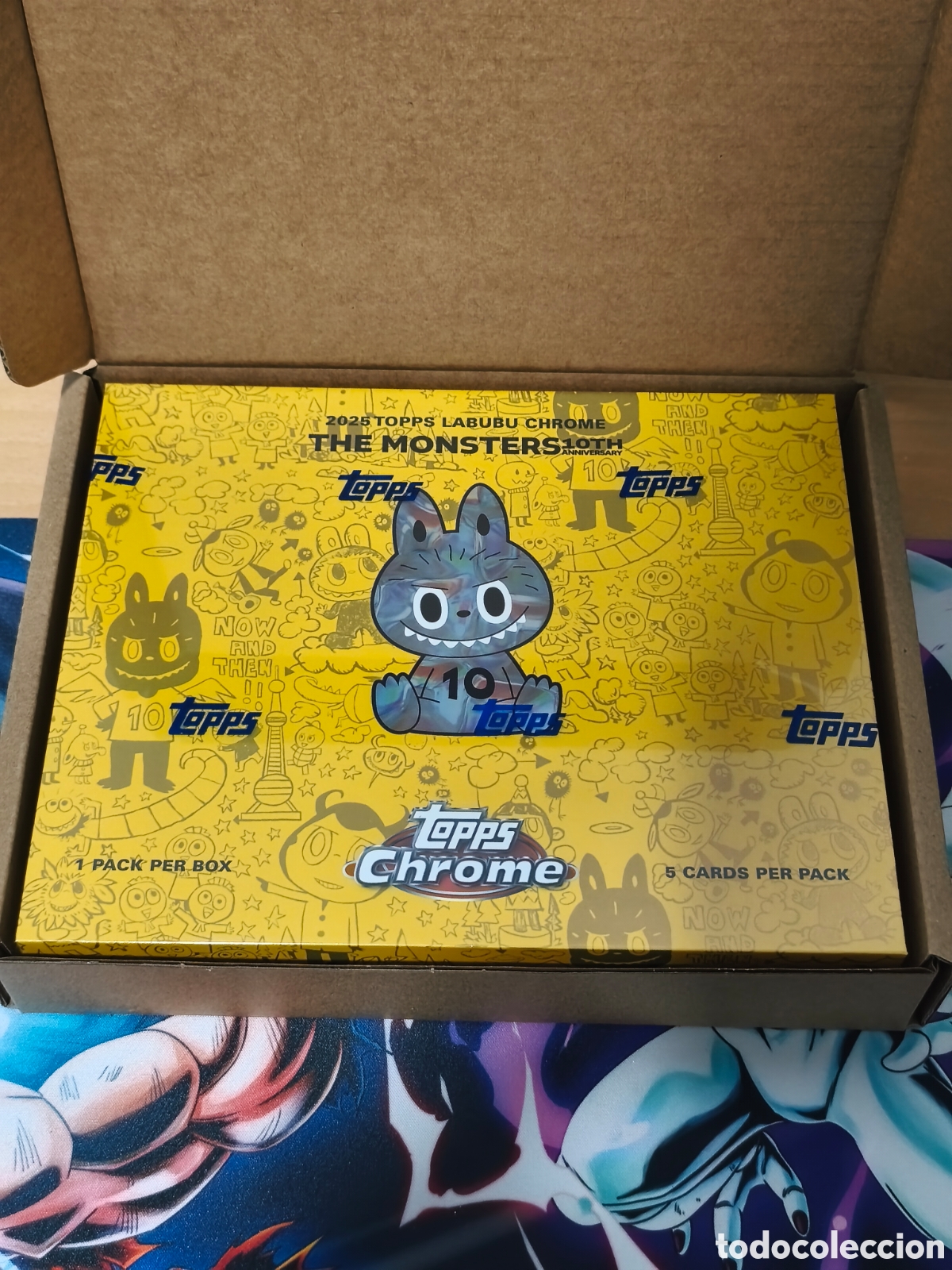 Coleccionismo cromos antiguos: Caja Topps chrome labubu 10th aniversario