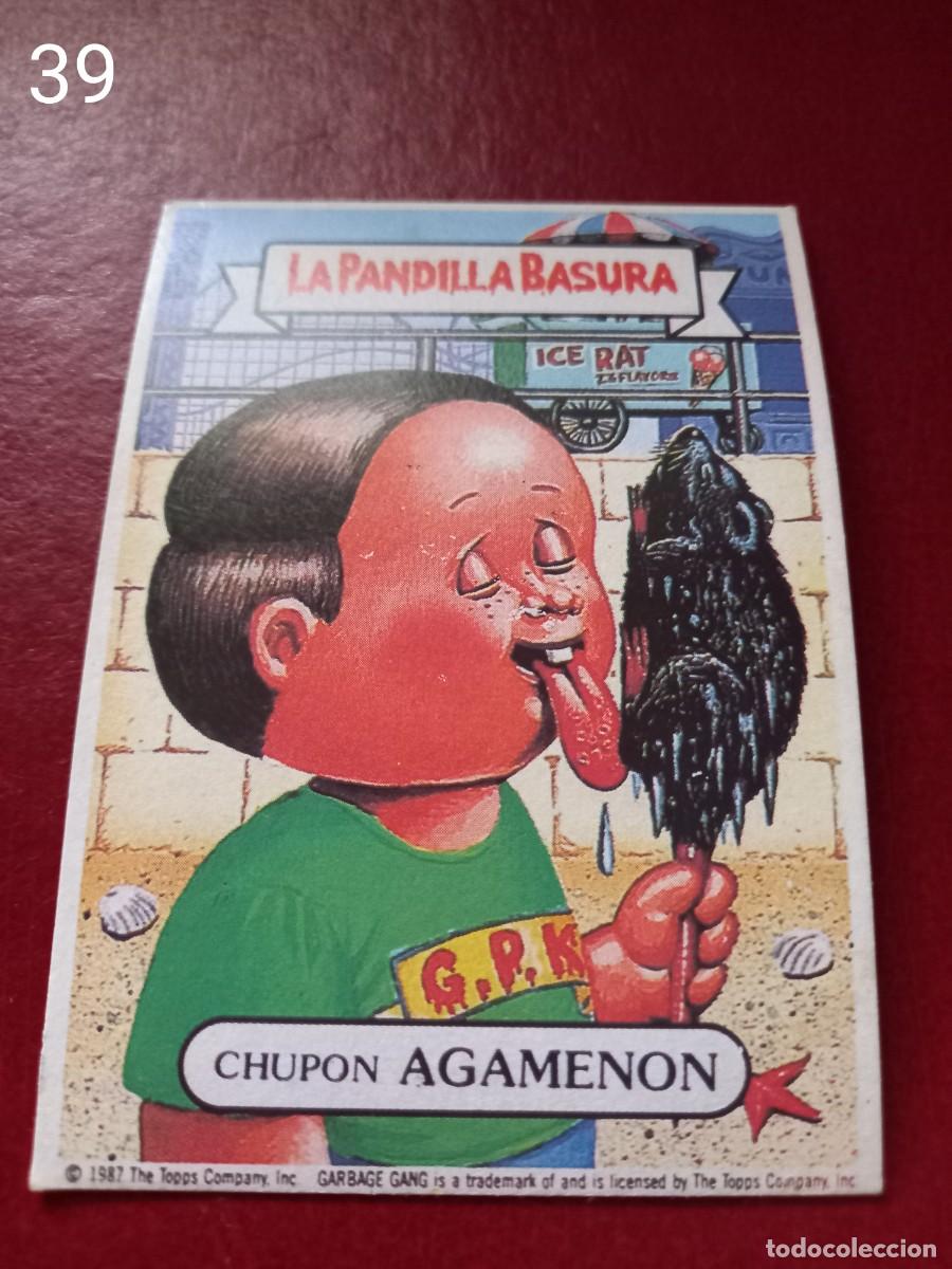 Coleccionismo cromos antiguos: Cromo n.39 la pandilla basura SUPERPOP sin pegar